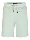 Tommy Hilfiger Junior Logo-print Shorts In Green