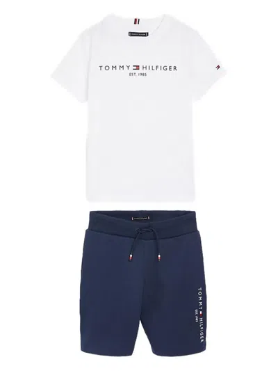 Tommy Hilfiger Junior Kids' Logo-print Shorts Set In Multi