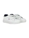 Tommy Hilfiger Junior Logo-print Sneakers In White