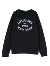 Tommy Hilfiger Junior Logo-print Sweatshirt In Blue