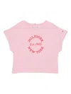Tommy Hilfiger Junior Logo-print T-shirt In Pink