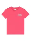 Tommy Hilfiger Junior Logo-print T-shirt In Pink