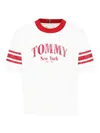 Tommy Hilfiger Junior Logo-print T-shirt In White