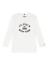 Tommy Hilfiger Junior Logo-print T-shirt In White