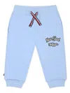 Tommy Hilfiger Junior Logo-print Track Pants In Blue