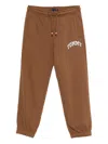 Tommy Hilfiger Junior Logo-print Track Pants In Brown