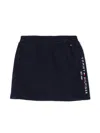 Tommy Hilfiger Junior Logo-print Track Skirt In Blue