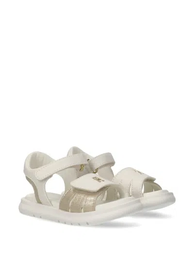 Tommy Hilfiger Junior Kids' Logo Sandals In Neutral