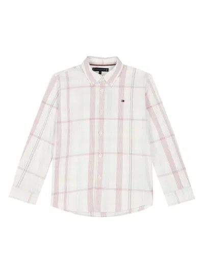 Tommy Hilfiger Junior Kids' Logo Shirt In White