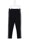 Tommy Hilfiger Junior Logo-tape Track Pants In 蓝色
