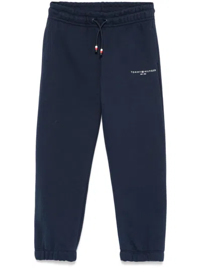Tommy Hilfiger Junior Kids' Logo Track Pants In Blue