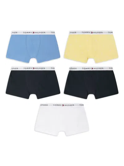 Tommy Hilfiger Junior Kids' Logo-waistband Boxers Pack In White