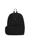 Tommy Hilfiger Junior Logo-detail Backpack In Black