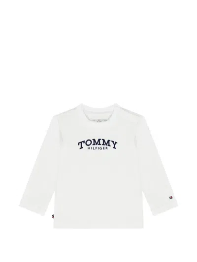 Tommy Hilfiger Junior Babies' Long-sleeve T-shirt In White