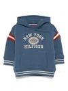 Tommy Hilfiger Junior Monotype Logo Embroidery Hoodie In Blau