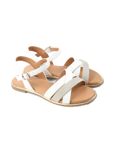 Tommy Hilfiger Junior Open-toe Sandals In 白色