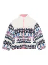 Tommy Hilfiger Junior Patterned Zip-up Jacket In Neutral