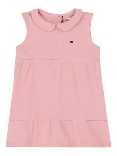 Tommy Hilfiger Junior Babies' Peter-pan Collar Dress In Pink