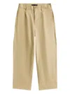 Tommy Hilfiger Junior Pleated-front Trousers In Burgundy