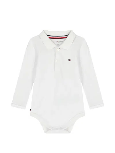 Tommy Hilfiger Junior Polo Babygrow In White