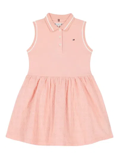 Tommy Hilfiger Junior Kids' Polo Neck Sleeveless Dress