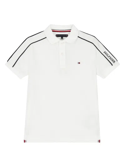 Tommy Hilfiger Junior Kids' Polo Shirt In White