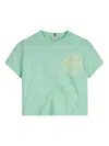Tommy Hilfiger Junior Round-neck Graphic T-shirt In Green