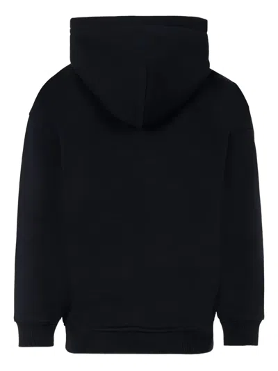 Tommy Hilfiger Junior Kids' Small-logo Hooded Top In Black