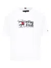 Tommy Hilfiger Junior Stamp-motif T-shirt In White