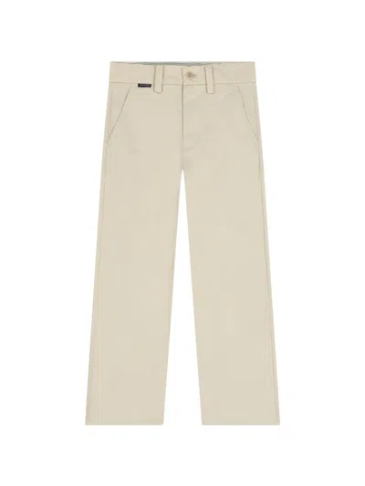 Tommy Hilfiger Junior Kids' Straight-leg Trousers In Neutral