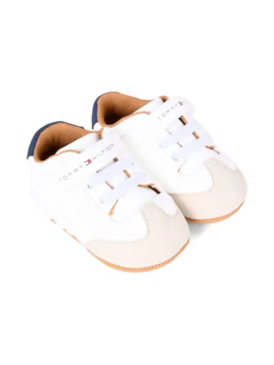 Tommy Hilfiger Junior Babies' Strap Detail Sneakers In White