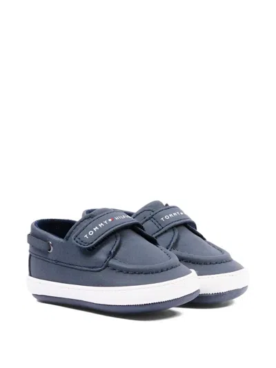 Tommy Hilfiger Junior Babies' Strap Moccasins In Blue