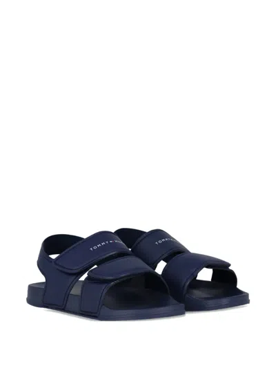 Tommy Hilfiger Junior Babies' Strap Sandals In Blue