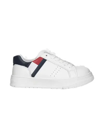 Tommy Hilfiger Junior Kids' Stripe Detail Sneakers In White