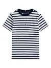 Tommy Hilfiger Junior Striped Shorts Set In Blue