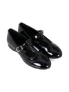 Tommy Hilfiger Junior T-bar Buckle Ballet Flats In Black