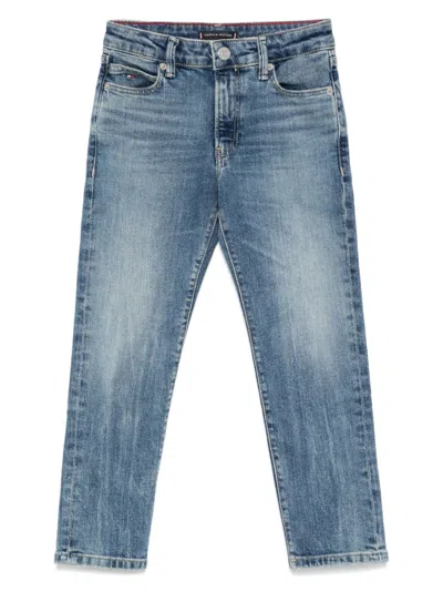 Tommy Hilfiger Junior Kids' Tapered Jeans In 蓝色