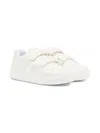 Tommy Hilfiger Junior Touch-strap Sneakers In White
