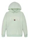 Tommy Hilfiger Junior Varsity-logo Hoodie In Green