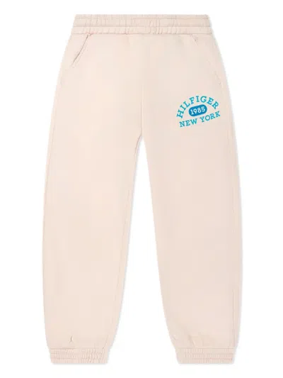 Tommy Hilfiger Junior Kids' Varsity Tommy Track Pants In Neutrals