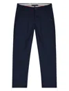 Tommy Hilfiger Junior Welt-pocket Flag-detail Chinos In Blue