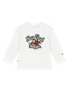 Tommy Hilfiger Junior Younger Boys Logo Top In White