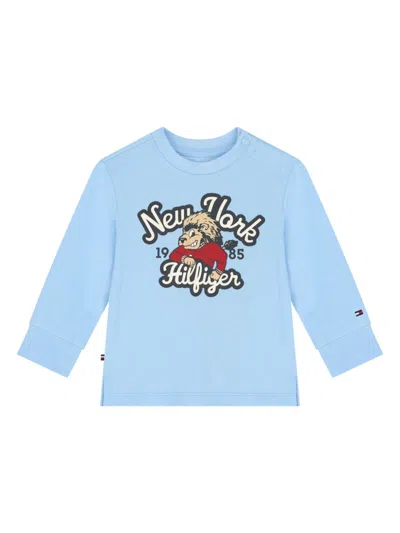 Tommy Hilfiger Junior Babies' Younger Logo Top In Blue