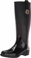 TOMMY HILFIGER KARISSA RAIN BOOT IN BLACK