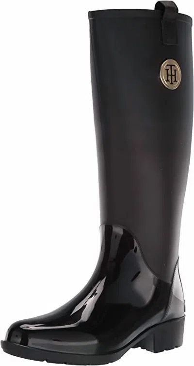 Tommy Hilfiger Karissa Rain Boot In Black
