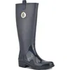 Tommy Hilfiger Karissa Womens Faux Leather Pull On Rain Boots In Multi