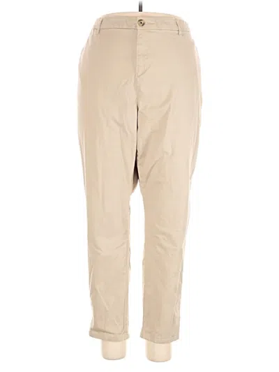 Pre-owned Tommy Hilfiger Khaki Pant In Brown