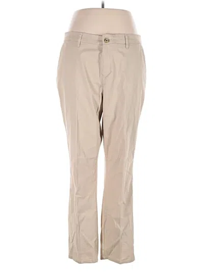 Pre-owned Tommy Hilfiger Khaki Pant In Brown