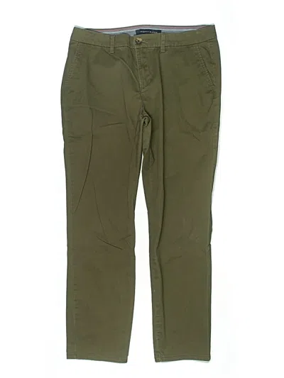 Pre-owned Tommy Hilfiger Kids' Khaki Pant In Green