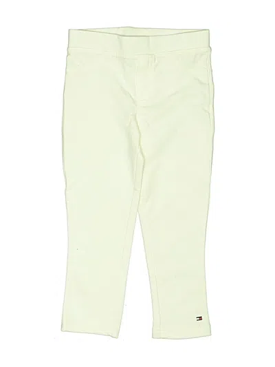 Pre-owned Tommy Hilfiger Kids' Khaki Pant In Green